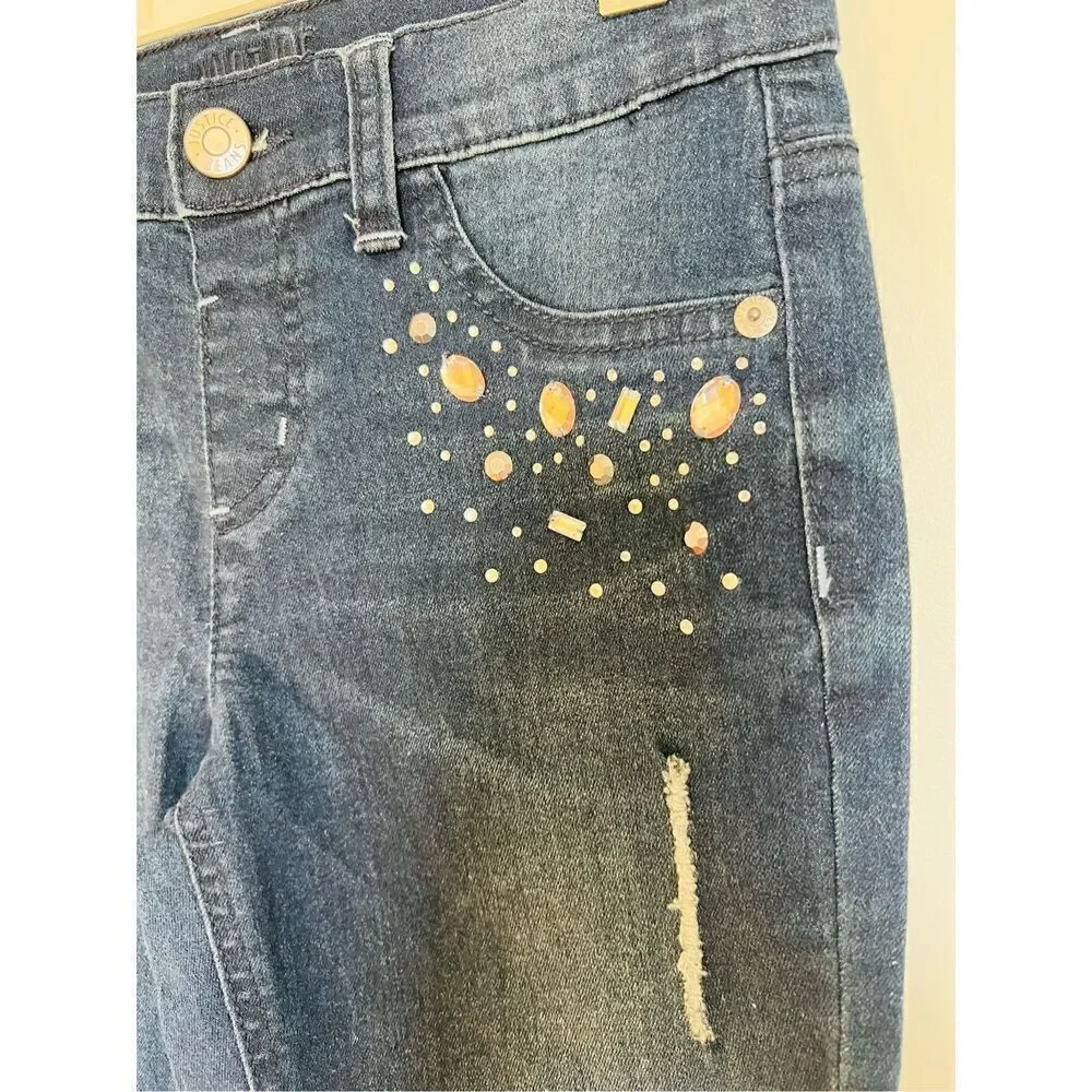 Justice Mid Rise Embellished Jegging - Picture 6 of 15